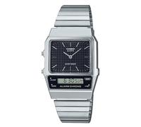 Casio Qd Black Cint Silver Bracelet 40.7 Reloj para hombre, CUARZO, Cuarzo- CA.AQ-800E-1AEF