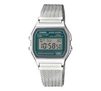 Casio Reloj A158WEM-3EF Vintage Iconic Digital Plata Petróleo