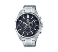 Casio Reloj analógico de Cuarzo para Hombre con Correa de Acero Inoxidable EFV-650D-1AVCR, Plata, Clásico