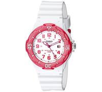 Casio Reloj analógico de Cuarzo para Mujer con Correa de Resina LRW-200H-4BVCF, Blanco, Reloj de Cuarzo