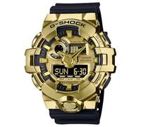 Casio - Reloj analógico de Cuarzo Unisex con Correa en GM-700G-9AER, Dorado, Moderno