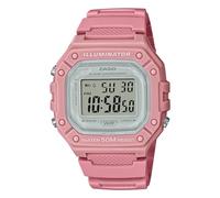 Casio Reloj analógico deportivo con correa de acero inoxidable para hombre, plata, EFV-610D-1AVUDF, rosa, deportivo, rosa, deportivo, Rosado, Deporte