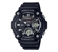 Casio reloj analógico digital con esfera gris para hombre-aeq-120w-1a