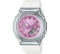 Casio Reloj analógico Digital de Cuarzo para Mujer con Correa de plástico GM-S2110-7A6ER, Blanco, Correa