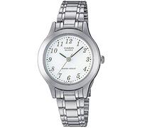 Casio Reloj Analógico para Mujer de Cuarzo con Correa en Acero Inoxidable LTP-1128PA-7BEF