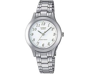 Casio Reloj Analógico para Mujer de Cuarzo con Correa en Acero Inoxidable LTP-1128PA-7BEF
