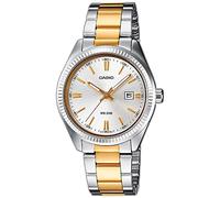 Casio Reloj Analógico para Mujer de Cuarzo con Correa en Acero Inoxidable LTP-1302PSG-7AVEF