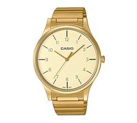Casio Reloj Analógico para Mujer de Cuarzo con Correa en Acero Inoxidable LTP-E140GG-9BEF