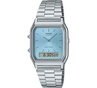 CASIO Reloj Analógico para Mujeres de Cuarzo con Correa en Acero Inoxidable AQ-230A-2A1MQYES