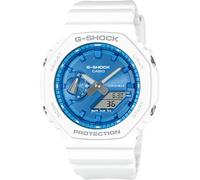 CASIO Reloj Analógico para Unisex-Adultos de Cuarzo con Correa en Acero Inoxidable GA-2100WS-7AER