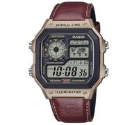 Casio - Reloj analógico Unisex de Cuarzo con Correa en AE-1200WHL-5AVEF, Correa