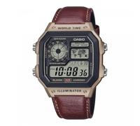 Casio - Reloj analógico Unisex de Cuarzo con Correa en AE-1200WHL-5AVEF, Correa