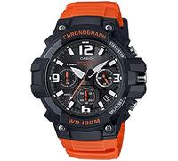 Casio Reloj automático para Hombre, Mecanismo de Cuarzo, Acero Inoxidable y Resina, Color Naranja (Modelo: MCW-100H-4AVCF), Naranja