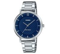 Casio Reloj Casual LTP-VT04D-2ADF, Plata, Pulsera