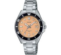Casio Reloj Casual MDV-10D-4A2VDF, Colores salmón., Moderno