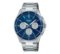 Casio Reloj Casual MTP-1374D-2A3VDF, Plateado., Talla única, Pulsera