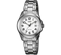 Casio Reloj Analógico para Mujer de Cuarzo con Correa en Acero Inoxidable LTP-1259PD-7BEG