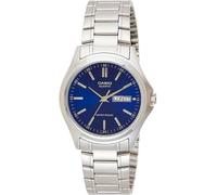Casio Reloj con movimiento cuarzo japonés Mtp-1239D-2A Plateado / Azul 30 mm