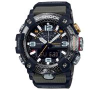 Casio Reloj Cuarzo Hombre 43.00mm con dial Digital Negro y Correa de Resina Caqui GG-B100-1A3ER