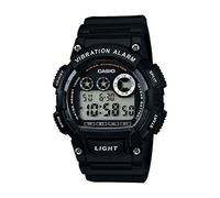 Casio Reloj Cuarzo Hombre 47.00mm con dial Digital LCD y Correa de Plastic/Resin Strap Negro W-735H-1AVEF