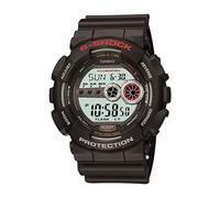 Casio Reloj Cuarzo Hombre 51.00mm con dial Digital LCD y Correa de Rubber Strap Negro GD-100-1AER
