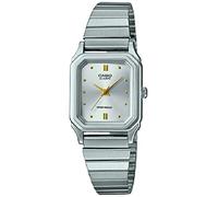 Casio Reloj Cuarzo Mujer 23.00mm con dial Analógico Plata y Correa de Pulsera de Metal Plata LQ-400D-7AEF