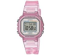 Casio Reloj Cuarzo Unisex 30.00mm con dial Digital Clear y Correa de Plastic/Resin Bracelet Rosa LA-20WHS-4AEF