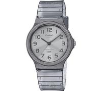 Casio Reloj Cuarzo Unisex 35.00mm con dial Analógico Blanco y Correa de Plastic/Resin Bracelet Gris MQ-24S-8BEF