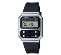 CASIO A100WEF-1AEF⎪A100WEF-1A⎪Original⎪Vintage EDGY⎪Negro⎪ALIEN WATCH F-100