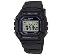 Casio reloj cuarzo unisex 43.20mm con dial digital lcd y correa de pla