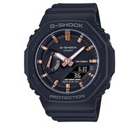 Casio Reloj Cuarzo Unisex 46.00mm con dial Análogico-Digital Negro y Correa de Resina Negra GMA-S2100-1AER