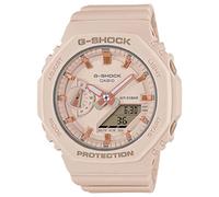 Casio Reloj Cuarzo Unisex 46.00mm con dial Análogico-Digital Rosa y Correa de Resina Rosa GMA-S2100-4AER