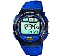 Casio Reloj Cuarzo Unisex 48.20mm con dial Digital Azul y Correa de Plastic/Resin Strap Azul W-734-2AVEF