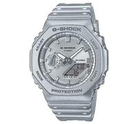 Casio Reloj Cuarzo Unisex 48.50mm con dial Análogico-Digital Plata y Correa de Plastic/Resin Strap Plata GA-2100FF-8AER