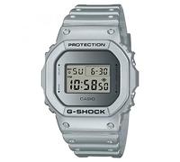 Casio Reloj Cuarzo Unisex 49.00mm con dial Digital Plata y Correa de Plastic/Resin Strap Plata DW-5600FF-8ER