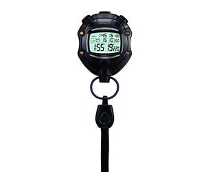 Casio Reloj Cuarzo Unisex 64.00mm con dial Digital LCD y Correa Negro HS-80TW-1EF