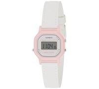 Casio - Reloj de cuarzo clásico para mujer de resina, estilo informal, color blanco, modelo LA-11WL-4ACF