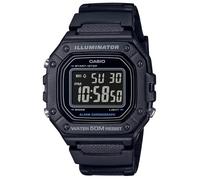 Casio Reloj de Cuarzo Digital Unisex con Correa de plástico W-218H-1BVDF