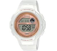Casio Reloj de Cuarzo japonés Digital Unisex con Correa de Goma LWS-1200H-7A2VDF, Blanco, Correa