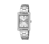 Casio Reloj de Mujer Rectangular Plateado LTP-1234PDD-7AEF