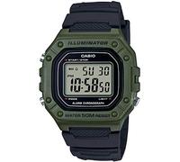 Casio Reloj Digital para Hombre de Cuarzo con Correa en Resina W-218H-3AVEF