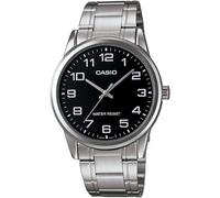 Casio Reloj analógico MTP-V001D-1BU Cuarzo japonés metal plateado