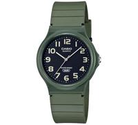 Casio Reloj de Pulsera Unisex de colección MQ-24, Verde/Negro, Pulsera