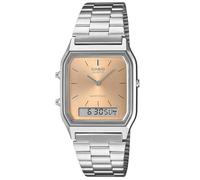 Casio Reloj de Vestir AQ-230A-4AMQYDF, Plata, Estilo Vintage