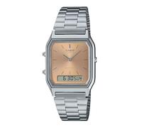 Casio Reloj de Vestir AQ-230A-4AMQYDF, Plata, Estilo Vintage