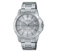 Casio Reloj de Vestir MTP-V004D-7CUDF, Plata, Pulsera