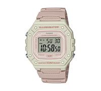 Casio Reloj Deportivo W-218HC-4A2VCF, Rosa Claro, Cronógrafo, Digital