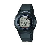 Casio Reloj Digital de Cuarzo para Hombre con Correa de Resina F-200W-1ACF, Negro, Digital