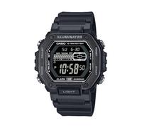 Casio Reloj Digital de Cuarzo para Hombre con Correa de Resina MWD-110HB-1BV, Negro