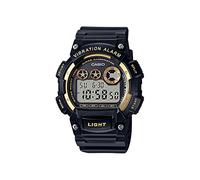 Casio Reloj Digital de Cuarzo para Hombre con Correa de Resina W-735H-1A2VCF, Negro, Modelo: W-735H-1A2VCF